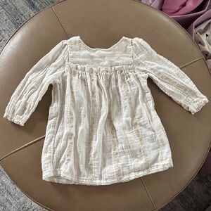 Girls 18 Month Cream Dress